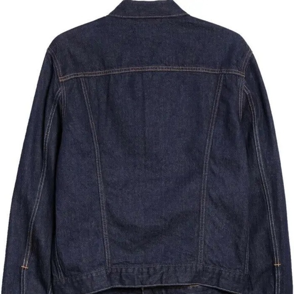 Levi's Wellthread Cotton & Hemp Denim Trucker Jacket 247660011 (Indigo Rise) - Picture 3 of 4